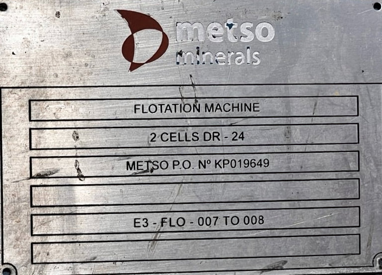 Bank Of 2-cell Metso Model Dr-24 Flotation Cells)